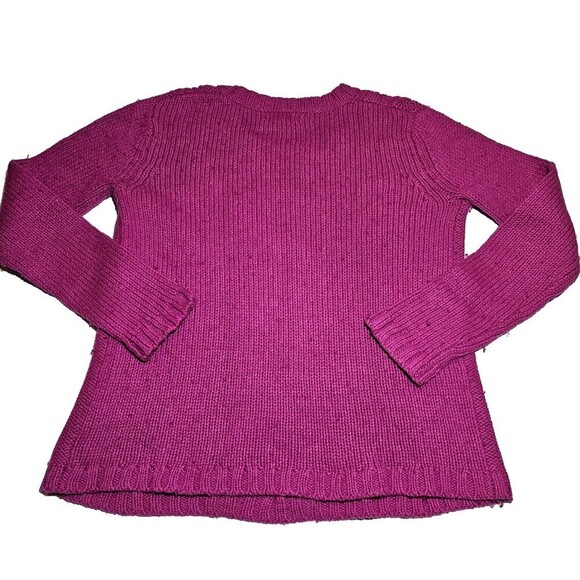 Tucker + Tate Girls Cozy Crewneck Sweater Pink Knit Pullover XL Long Sleeve - Picture 2 of 7
